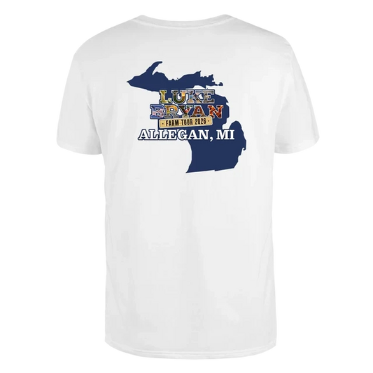 LB Word ALLEGAN, MI - Tour Tee Shirt Gildan 5000, Sweatshirt & Hoodie