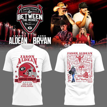 Limited Edition JA “Live Between The Hedges” At Sanford Stadium v4 Shirt Gildan 5000, Sweatshirt & Hoodie