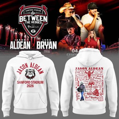 Limited Edition JA “Live Between The Hedges” At Sanford Stadium v3 Shirt Gildan 5000, Sweatshirt & Hoodie