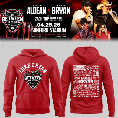 Limited Edition JA “Live Between The Hedges” At Sanford Stadium v2 Shirt Gildan 5000, Sweatshirt & Hoodie