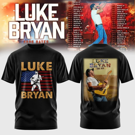 LB 2026 TOUR MERCH – COUNTRY NIGHTS TEE Shirt Gildan 5000, Sweatshirt & Hoodie