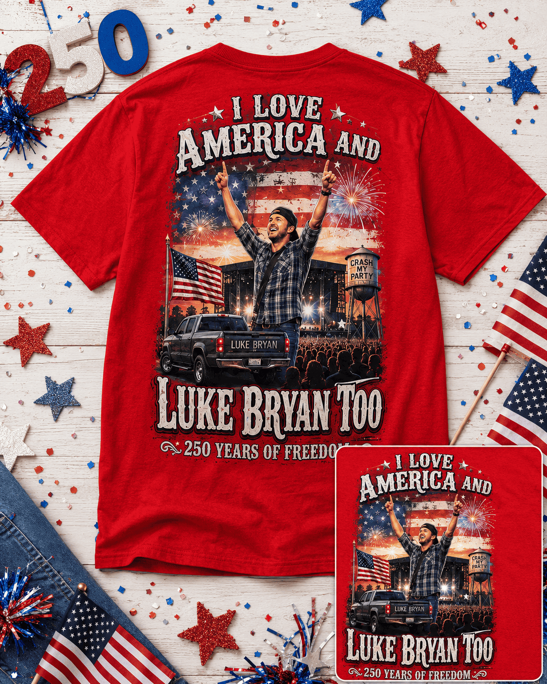 LB 250 Years Of Freedom 2026 Shirt Gildan 5000, Sweatshirt & Hoodie