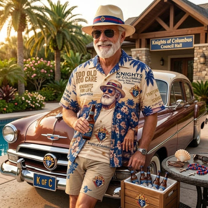 Knights of Columbus Team Apparel – Premium Hawaiian Shirt, Shorts Set, T-Shirt, Jersey, Sweatshirt & Hoodie