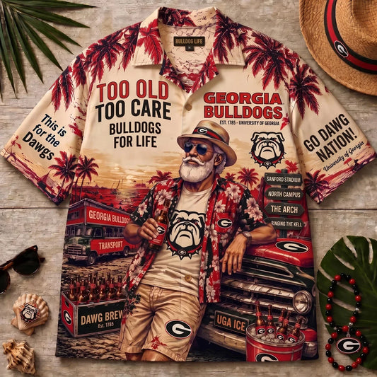 Georgia Bulldogs Team Apparel – Premium Hawaiian Shirt, Shorts Set, T-Shirt, Jersey, Sweatshirt & Hoodie