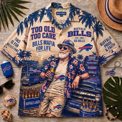 Buffalo Bills Team Apparel – Premium Hawaiian Shirt, Shorts Set, T-Shirt, Jersey, Sweatshirt & Hoodie
