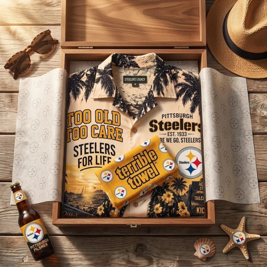 Pittsburgh Steelers Team Apparel – Premium Hawaiian Shirt, Shorts Set, T-Shirt, Jersey, Sweatshirt & Hoodie