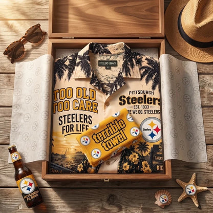Pittsburgh Steelers Team Apparel – Premium Hawaiian Shirt, Shorts Set, T-Shirt, Jersey, Sweatshirt & Hoodie