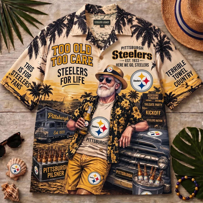 Pittsburgh Steelers Team Apparel – Premium Hawaiian Shirt, Shorts Set, T-Shirt, Jersey, Sweatshirt & Hoodie