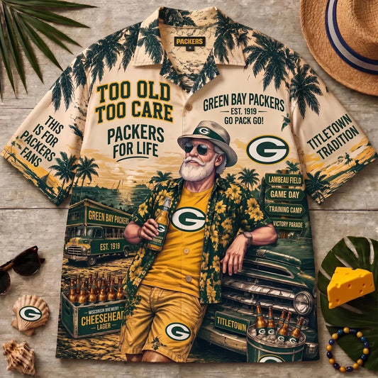 Green Bay Packers Team Apparel – Premium Hawaiian Shirt, Shorts Set, T-Shirt, Jersey, Sweatshirt & Hoodie