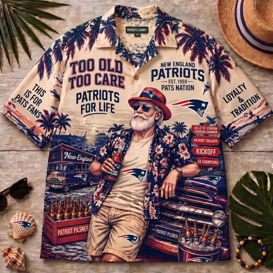 New England Patriots Team Apparel – Premium Hawaiian Shirt, Shorts Set, T-Shirt, Jersey, Sweatshirt & Hoodie