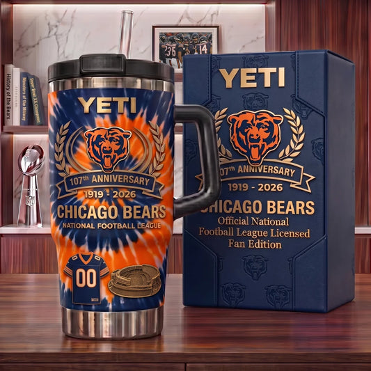 Chicago Bears NFL Tumbler – 107th Anniversary Fan Edition