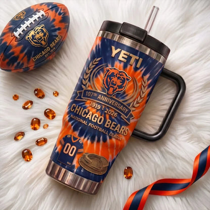 Chicago Bears NFL Tumbler – 107th Anniversary Fan Edition