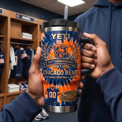 Chicago Bears NFL Tumbler – 107th Anniversary Fan Edition