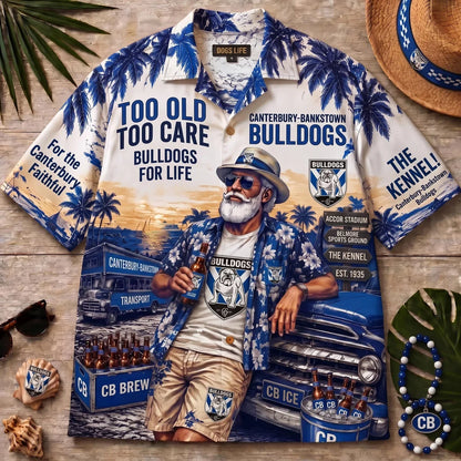 Canterbury-Bankstown Bulldogs Team Apparel – Premium Hawaiian Shirt, Shorts Set, T-Shirt, Jersey, Sweatshirt & Hoodie