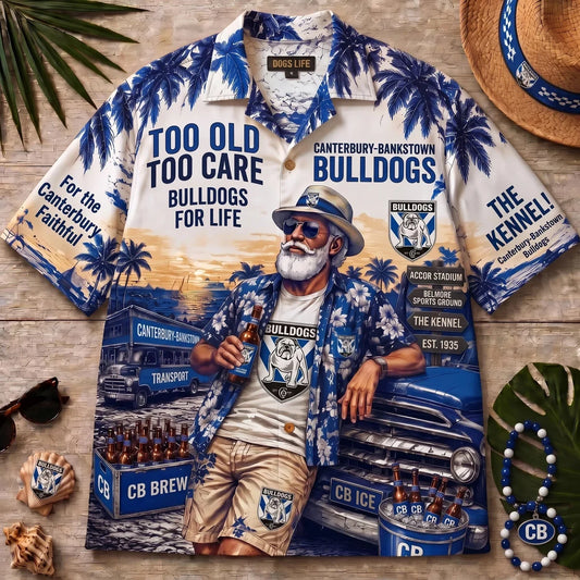 Canterbury-Bankstown Bulldogs Team Apparel – Premium Hawaiian Shirt, Shorts Set, T-Shirt, Jersey, Sweatshirt & Hoodie
