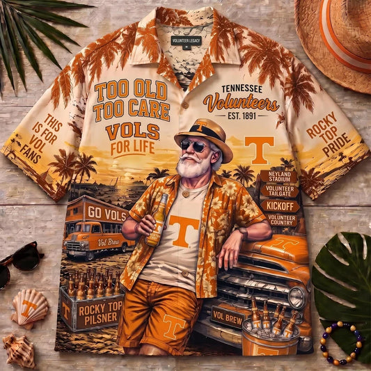 Tennessee Volunteers Team Apparel – Premium Hawaiian Shirt, Shorts Set, T-Shirt, Jersey, Sweatshirt & Hoodie