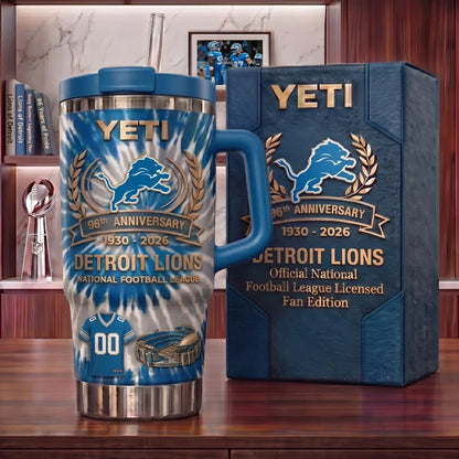 Detroit Lions NFL Tumbler – 96th Anniversary Fan Edition