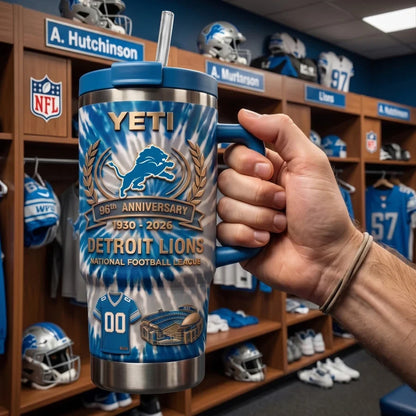 Detroit Lions NFL Tumbler – 96th Anniversary Fan Edition