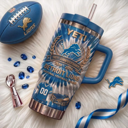 Detroit Lions NFL Tumbler – 96th Anniversary Fan Edition