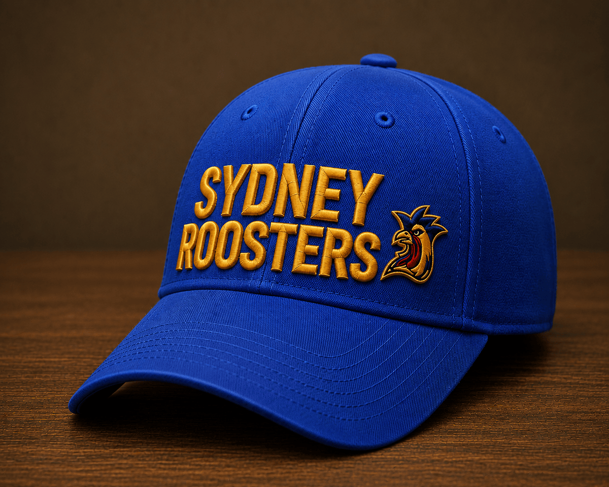 Embroidered Cap - Sydney Roosters Baseball Cap