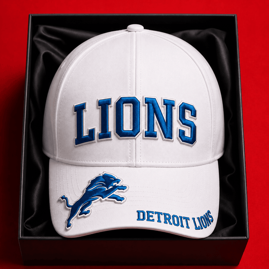 Embroidered Cap - Detroit Lions Baseball Cap