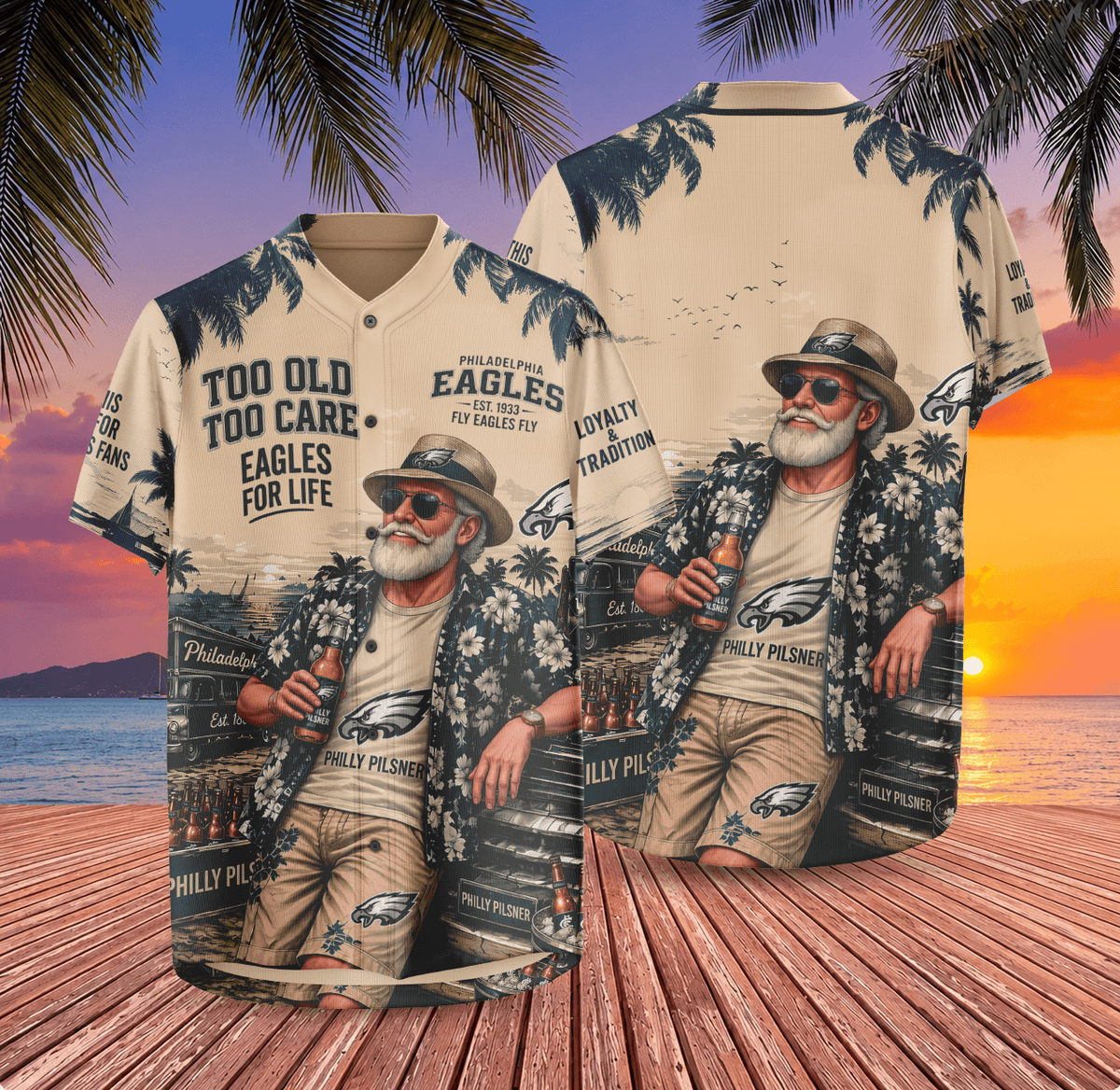 Philadelphia Eagles Team Apparel – Premium Hawaiian Shirt, Shorts Set, T-Shirt, Jersey, Sweatshirt & Hoodie