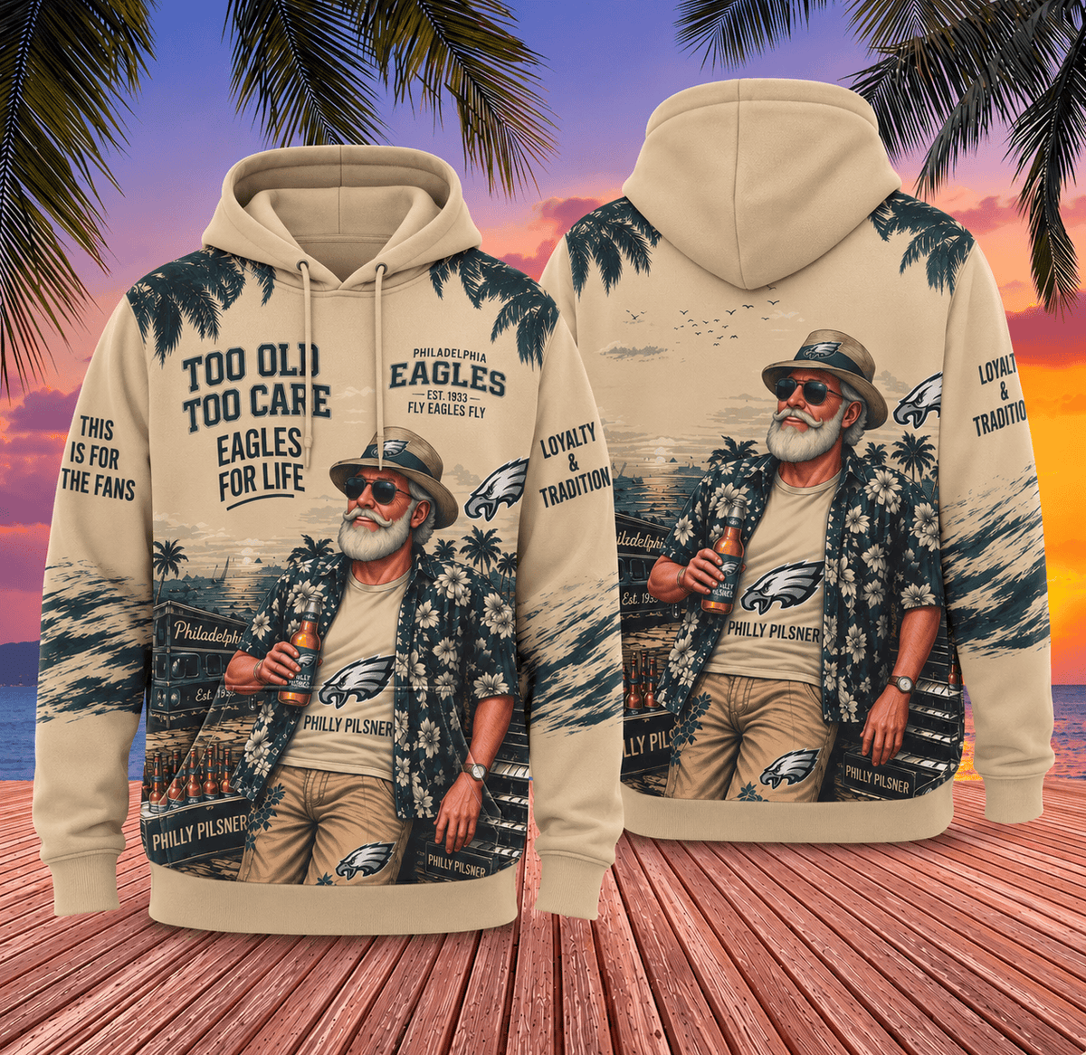 Philadelphia Eagles Team Apparel – Premium Hawaiian Shirt, Shorts Set, T-Shirt, Jersey, Sweatshirt & Hoodie