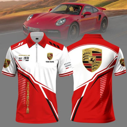 Custom Name Limited Edition Porsche Polo Shirt