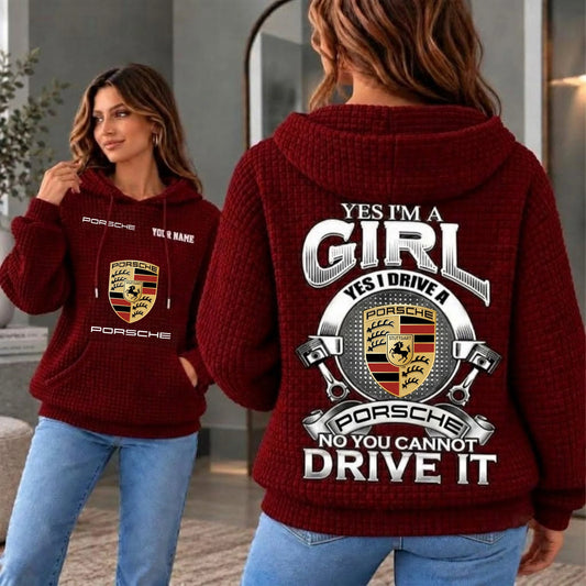 Porsche Cusom Name Casual Design Women Hoodie
