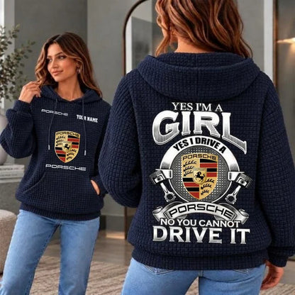 Porsche Cusom Name Casual Design Women Hoodie