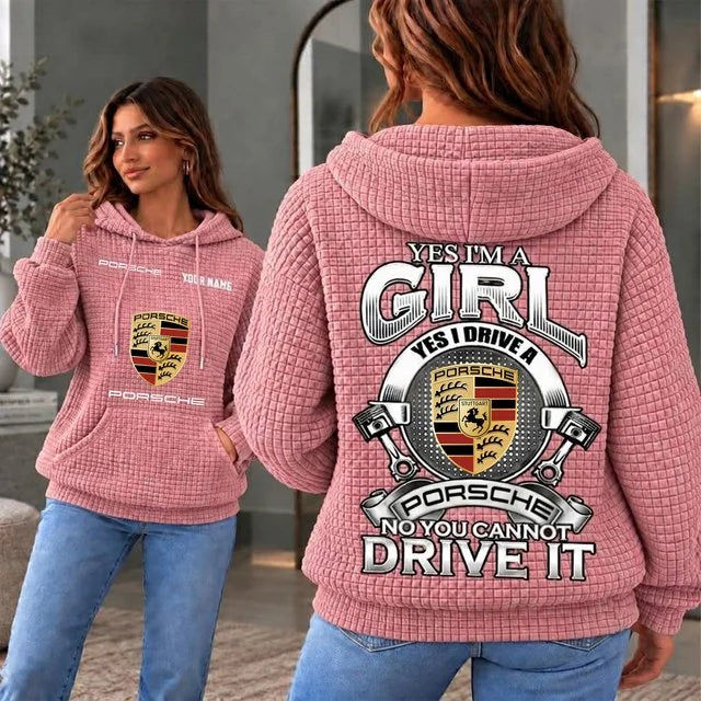 Porsche Cusom Name Casual Design Women Hoodie