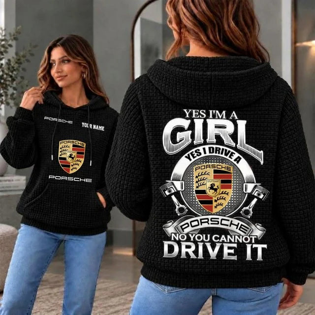 Porsche Cusom Name Casual Design Women Hoodie