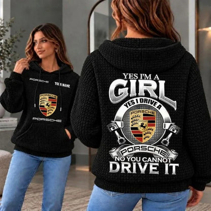 Porsche Cusom Name Casual Design Women Hoodie
