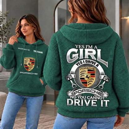 Porsche Cusom Name Casual Design Women Hoodie