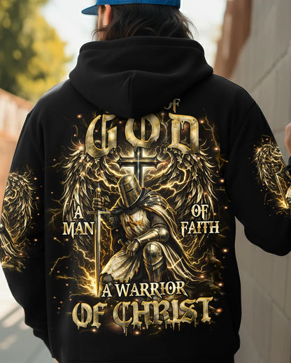 Cowgic A Warrior Of Christ Wings Men's All Over Print Shirt