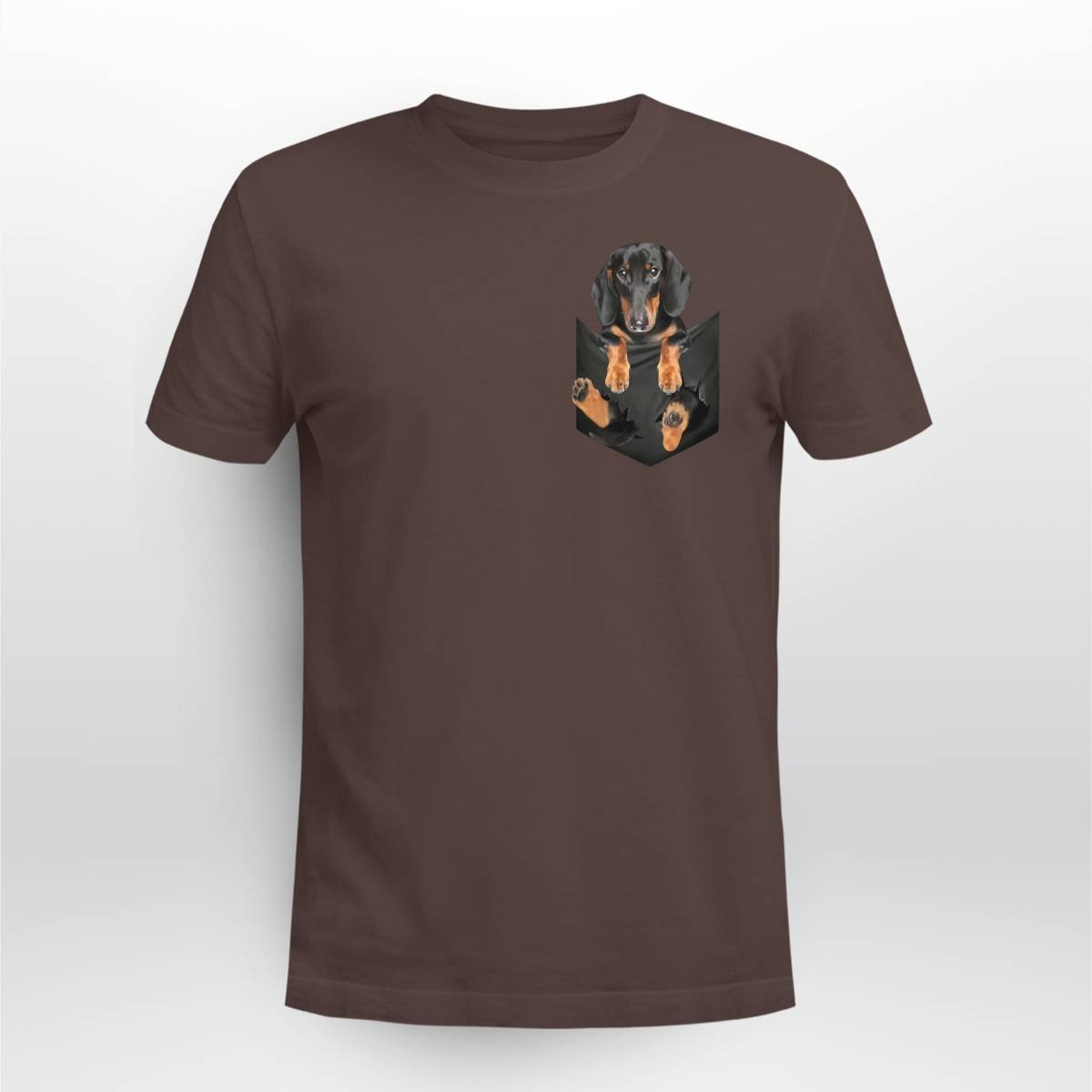 Dachshund In Pocket T-Shirt