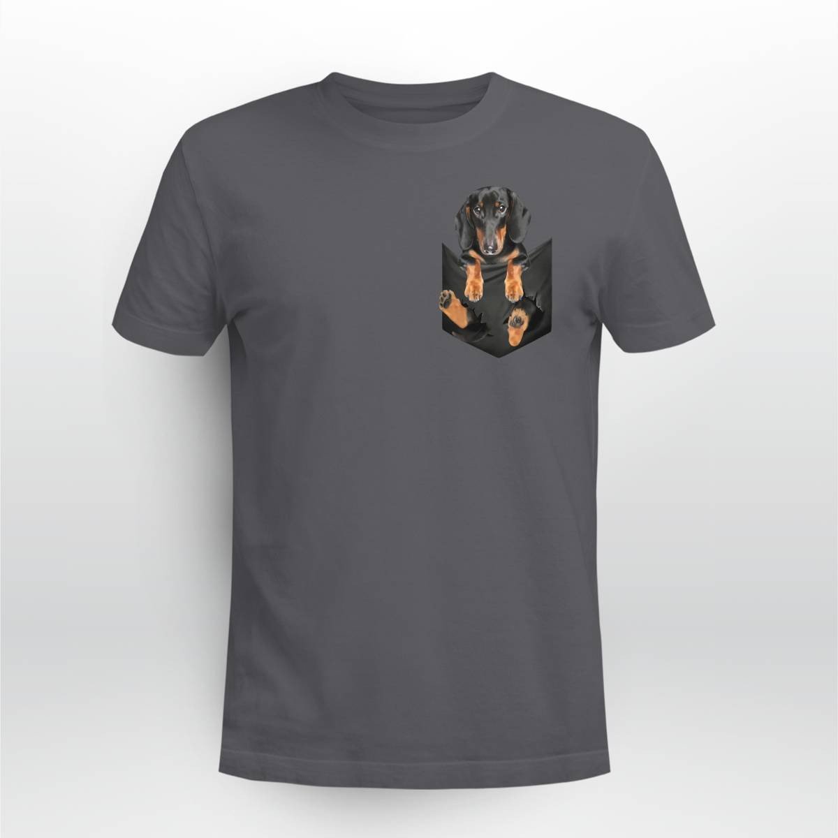 Dachshund In Pocket T-Shirt
