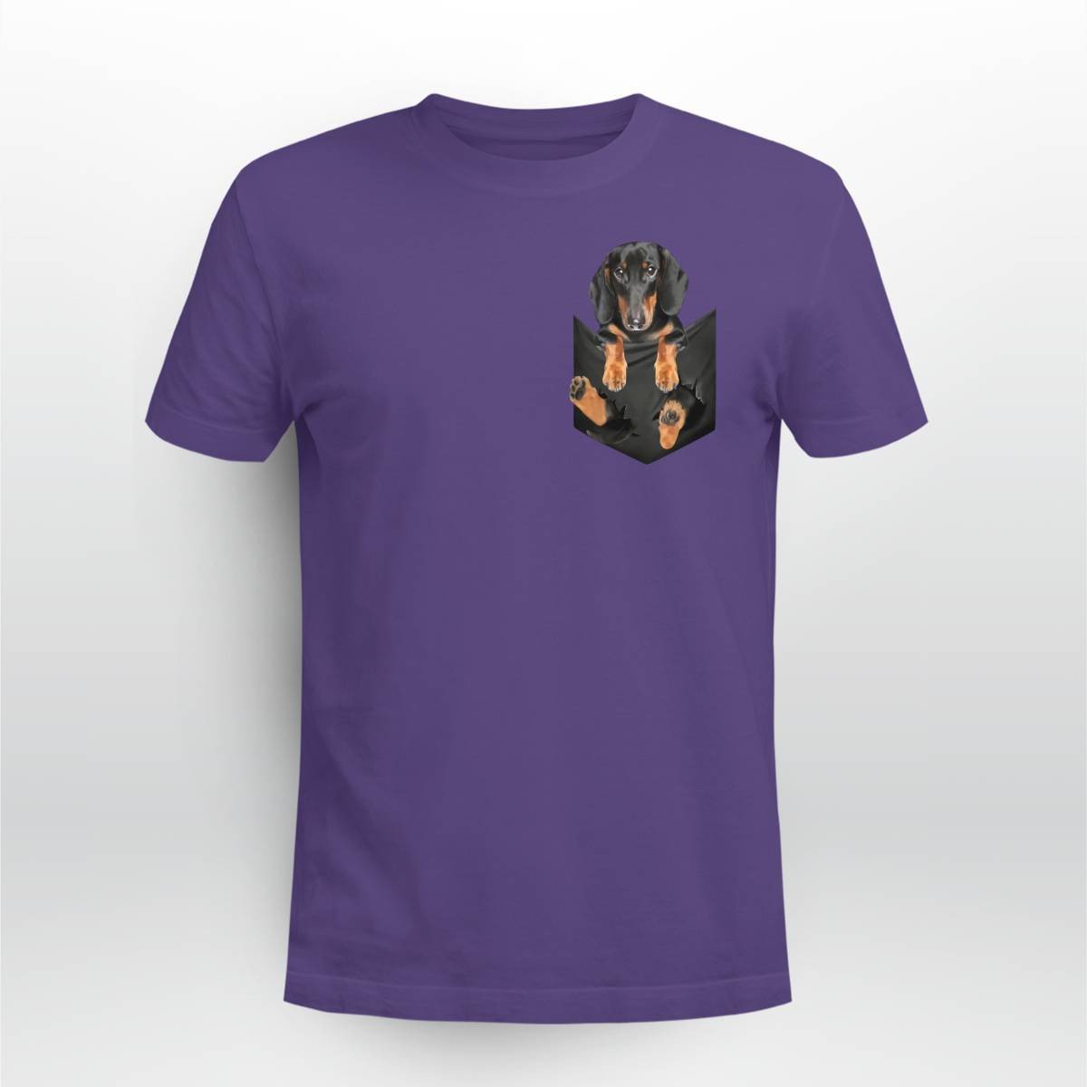 Dachshund In Pocket T-Shirt