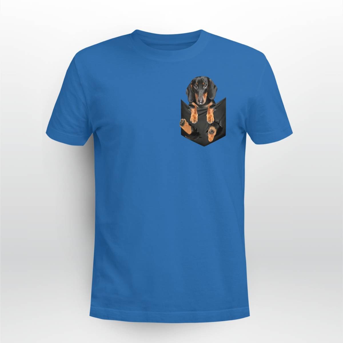 Dachshund In Pocket T-Shirt
