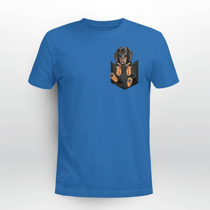 Dachshund In Pocket T-Shirt