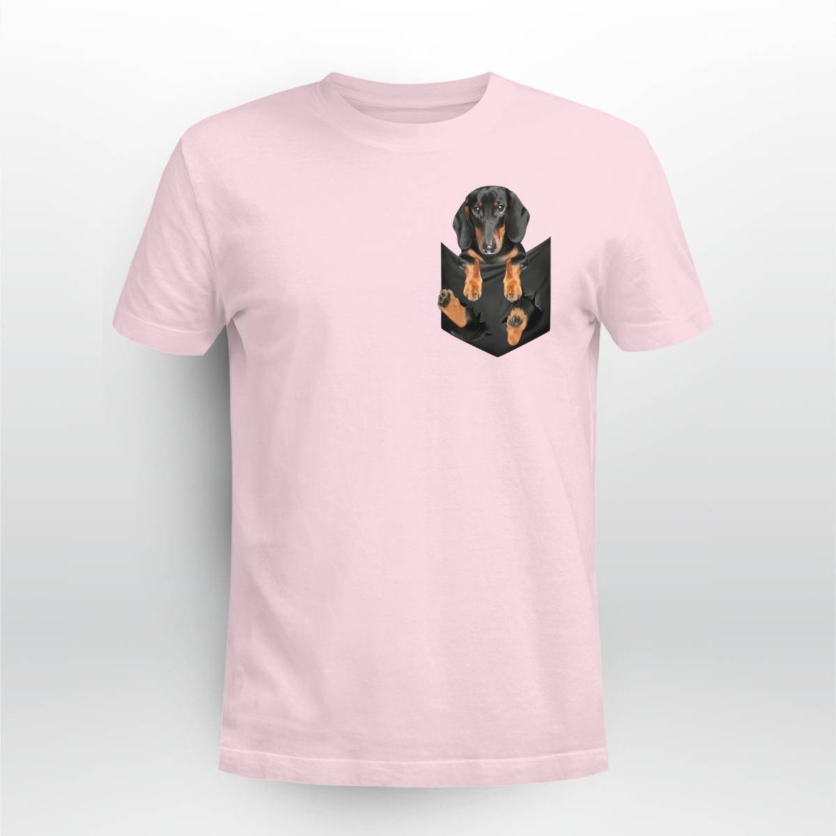 Dachshund In Pocket T-Shirt