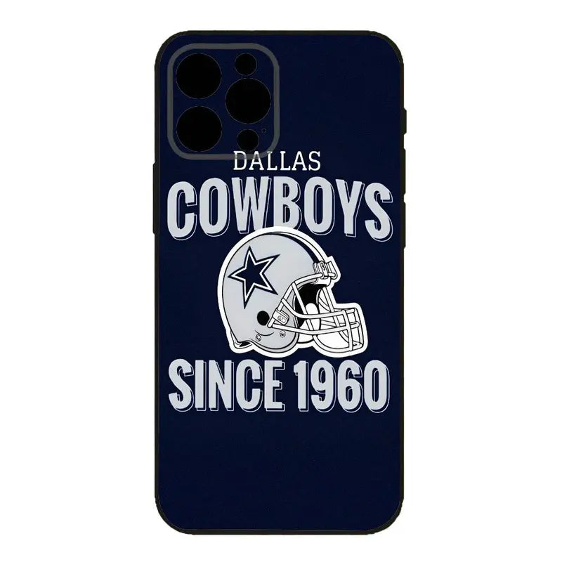 Dallas Cowboys Football Helmet Phone Case, NFL Fan Gift for iPhone 12–17 & Samsung Galaxy S22–S26