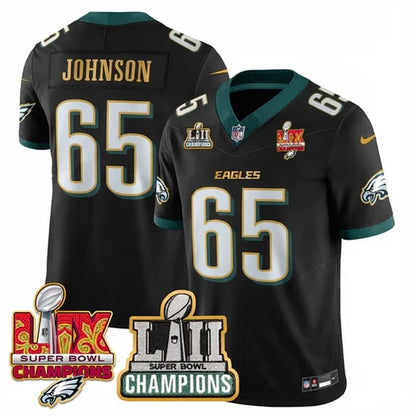 PHI LII-LIX Black S.Bowl Champions Gold Split Edition Jersey
