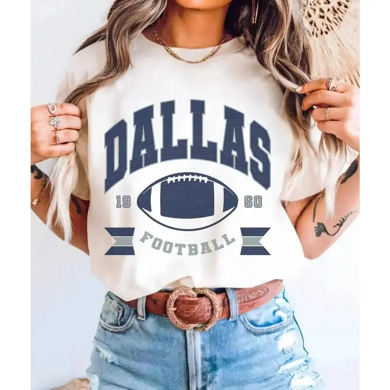 Unisex Dallas Football Fan T- Shirt Gildan 5000, Sweatshirt & Hoodie