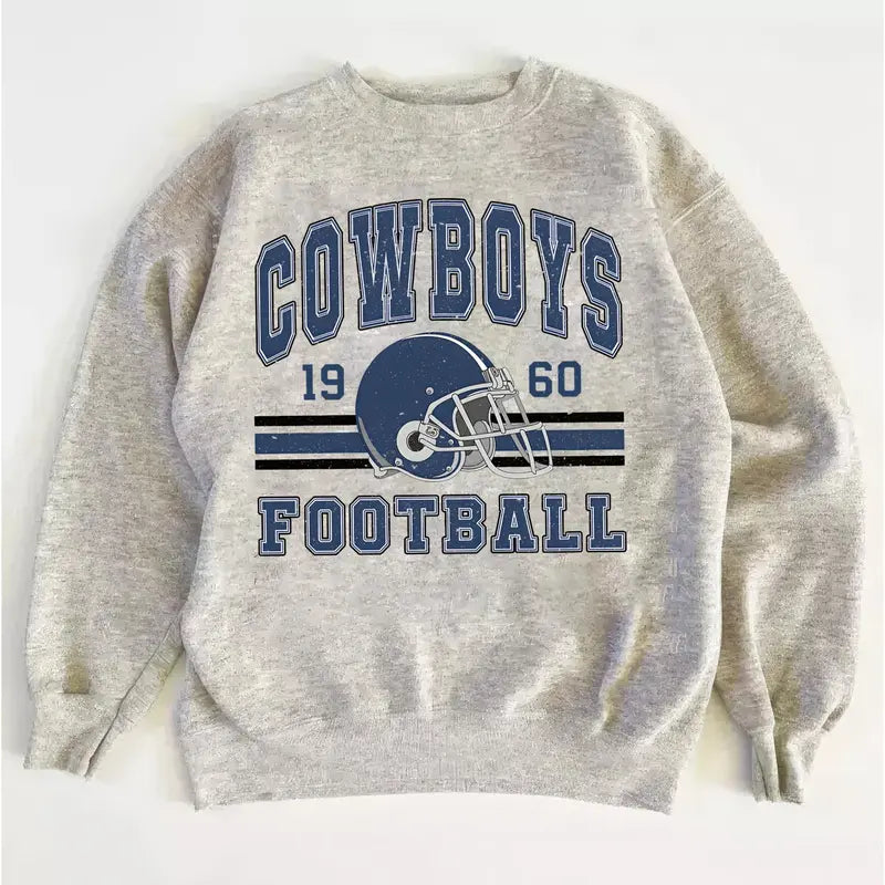 Vintage 90s Style Dallas Football Style T- Shirt Gildan 5000, Sweatshirt & Hoodie