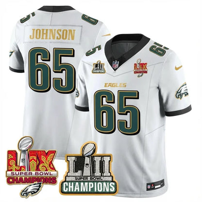 PHI LII-LIX White S.Bowl Champions Gold Split Edition Jersey
