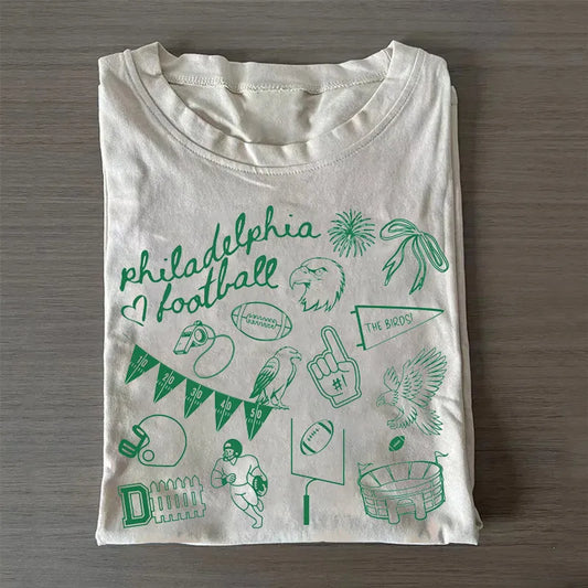 Vintage Philadelphia Football T- Shirt, Sweatshirt & Hoodie