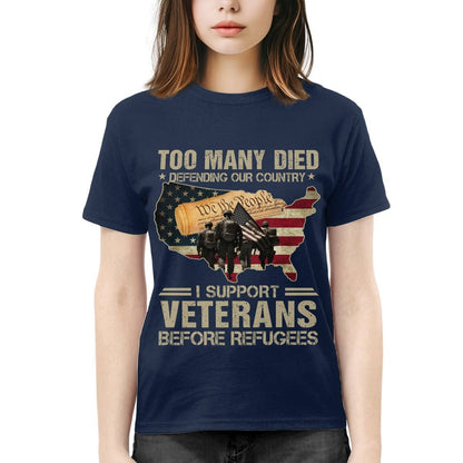 I Support Veterans Before Refugees
