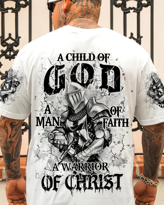 Cowgic A Warrior Of Christ Men's All Over Print Shirt