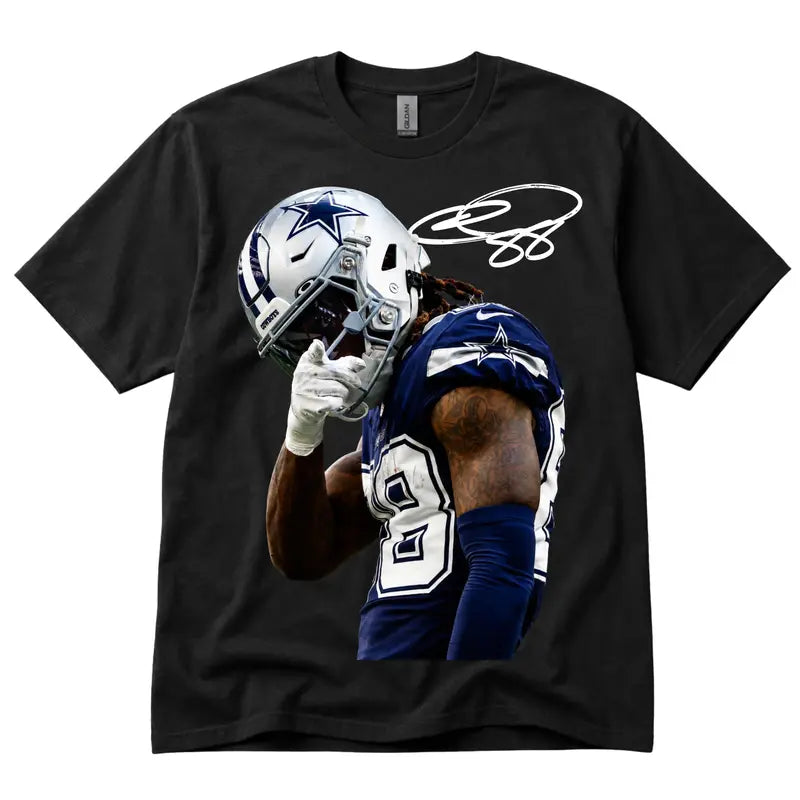 CeeDee Lamb Dallas Cowboys Signature Wide-Receiver Retro Graphic T- Shirt Gildan 5000, Sweatshirt & Hoodie